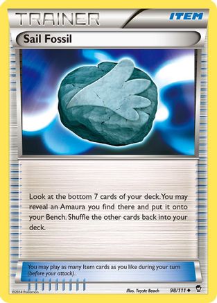 Sail Fossil 098/111  - Uncommon