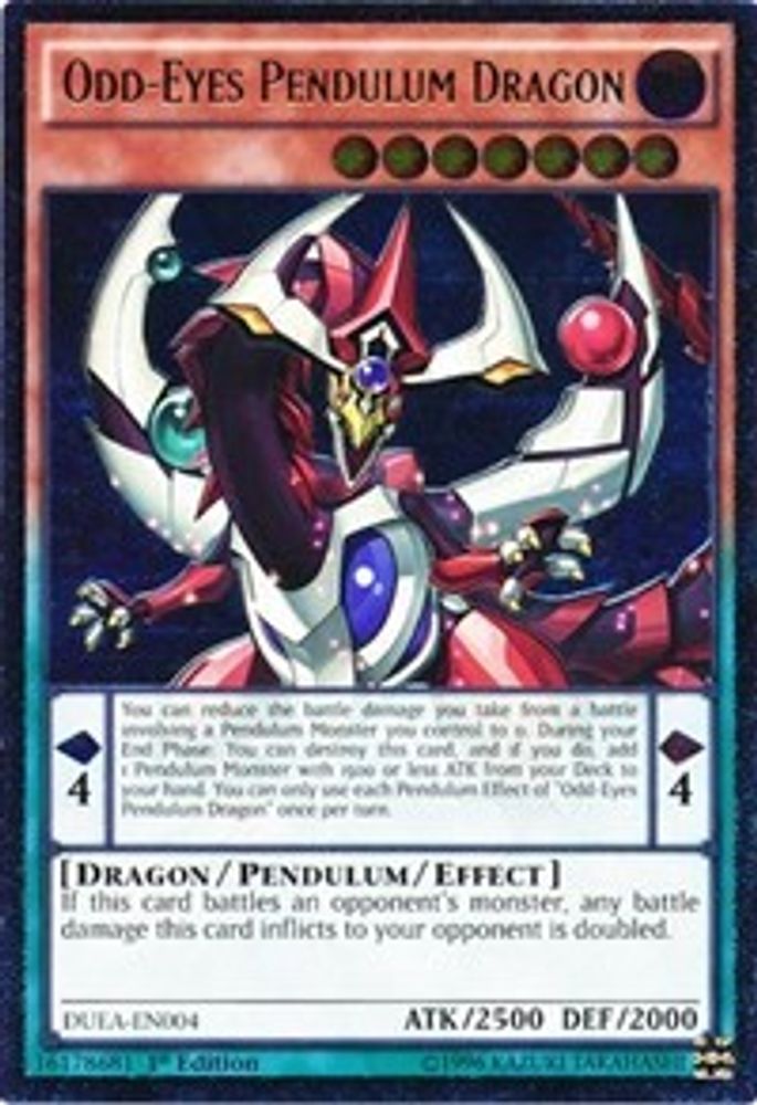Odd-Eyes Pendulum Dragon (UTR) (DUEA-EN004) - Ultimate Rare