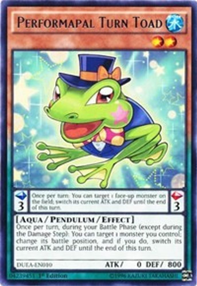 Performapal Turn Toad (DUEA-EN010) - Rare