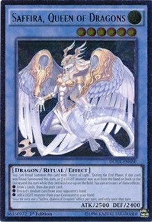 Saffira, reine des dragons (UTR) [DUEA-EN050] Ultimate Rare 