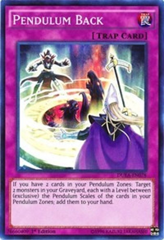 Pendulum Back (DUEA-EN078) - Super Rare