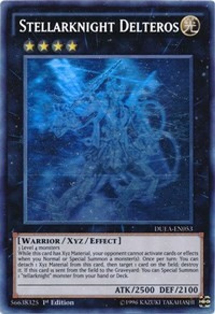 Stellarknight Delteros (Ghost Rare) (DUEA-EN053) - Ghost Rare