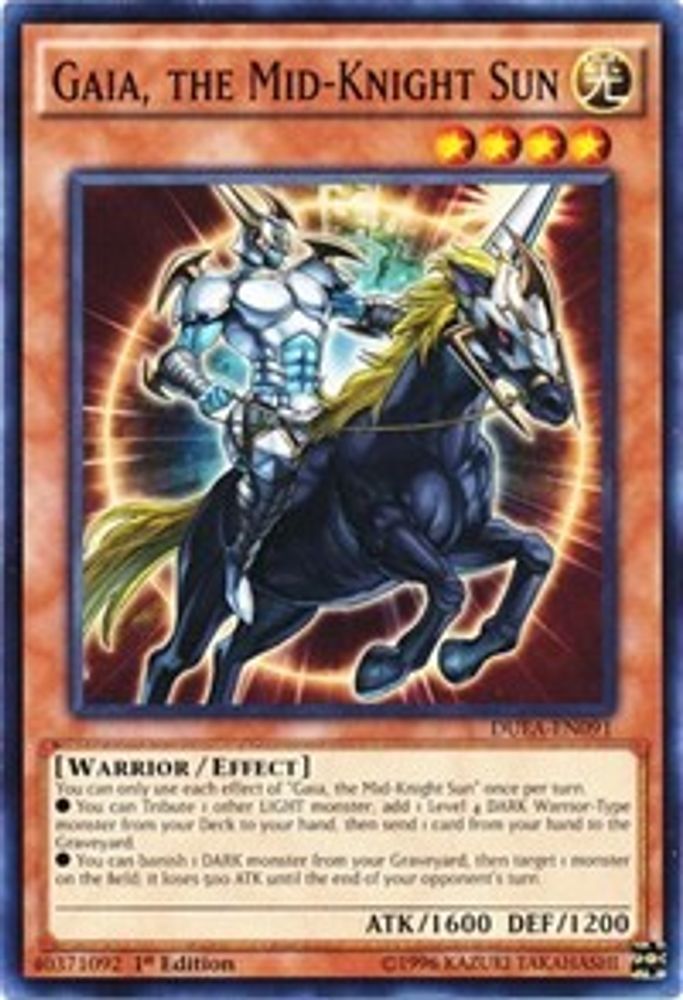 Gaia, the Mid-Knight Sun (DUEA-EN091) - Common