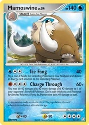 Mamoswine (9/146) (Thème Deck exclusif) [Diamond &amp; Pearl : Legends Awakened] 
