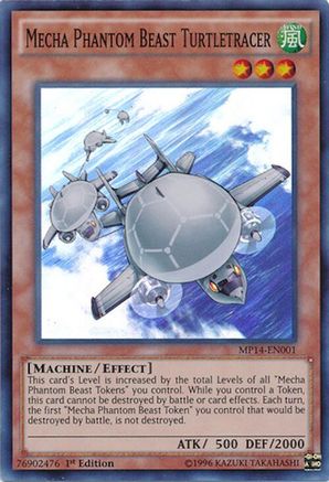Mecha Phantom Beast Turtletracer (MP14-EN001) - Super Rare