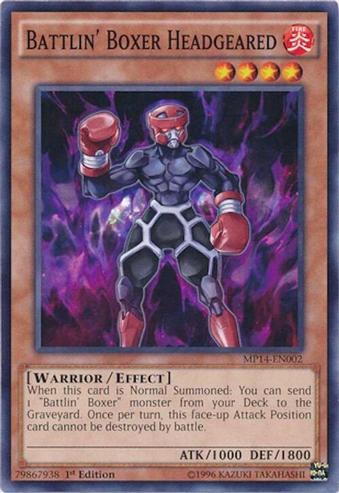 Battlin' Boxer Headgeared (MP14-EN002) - Common