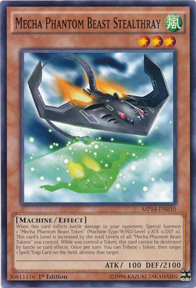 Mecha Phantom Beast Stealthray (MP14-EN010) - Common