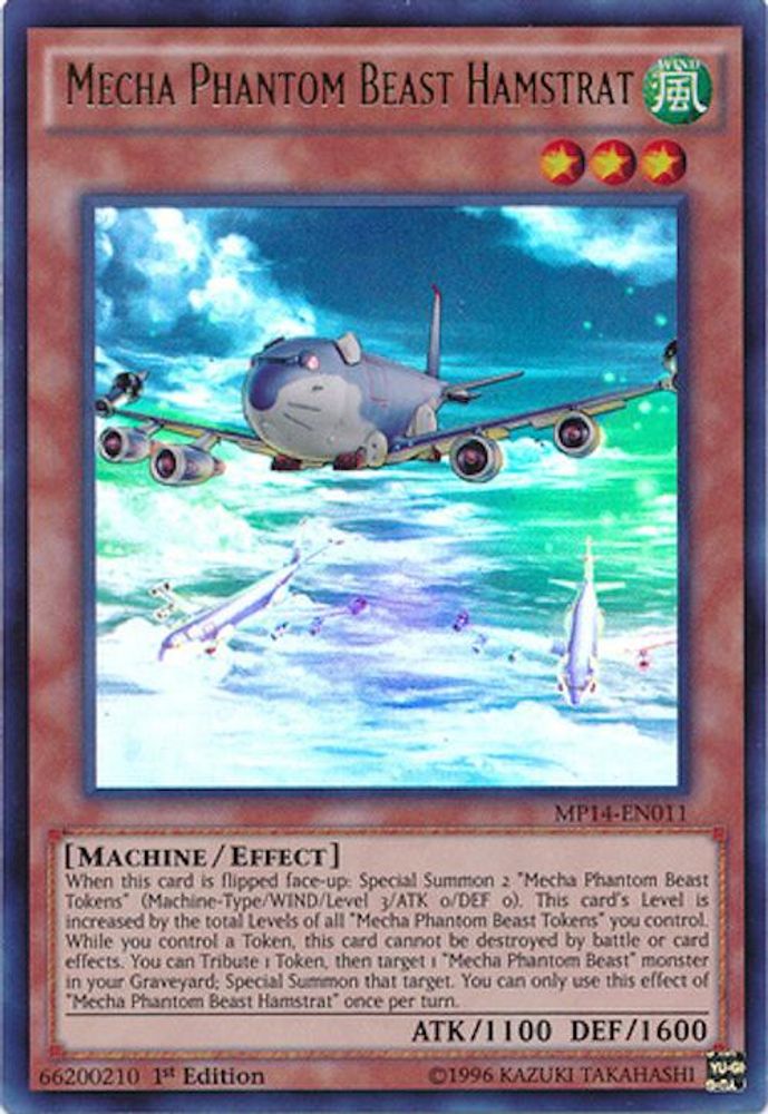 Mecha Phantom Beast Hamstrat (MP14-EN011) - Ultra Rare
