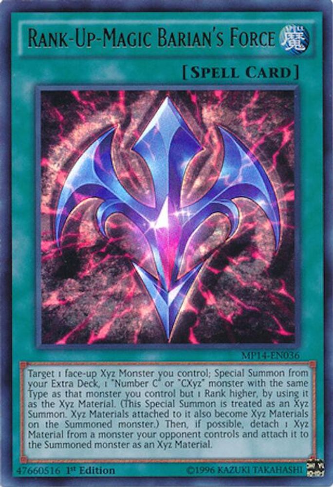Rank-Up-Magic Barian's Force (MP14-EN036) - Ultra Rare