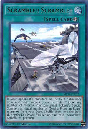 Scramble!! Scramble!! (MP14-EN037) - Ultra Rare