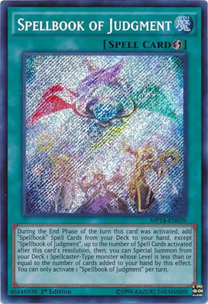 Spellbook of Judgment (MP14-EN039) - Secret Rare