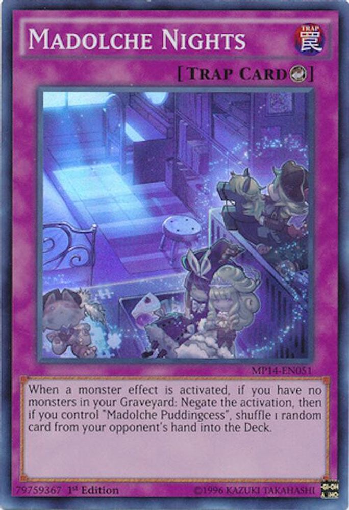Madolche Nights (MP14-EN051) - Super Rare