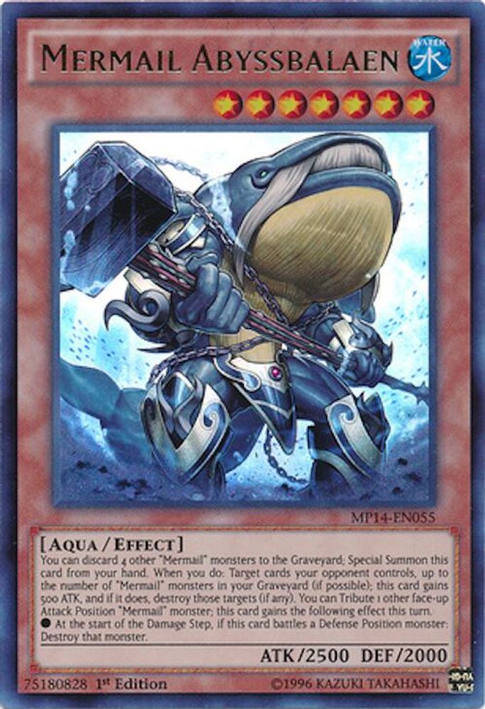 Mermail Abyssbalaen (MP14-EN055) - Ultra Rare