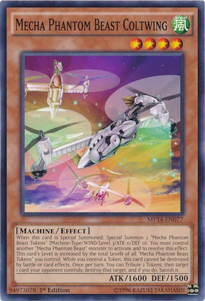 Mecha Phantom Beast Coltwing (MP14-EN077) - Common