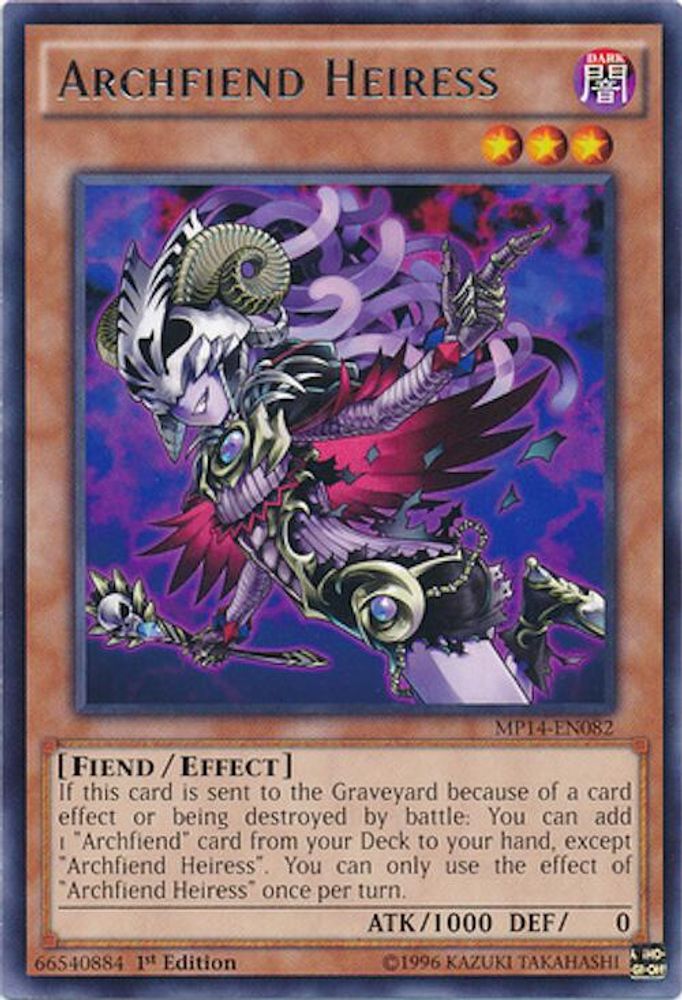 Archfiend Heiress (MP14-EN082) - Rare