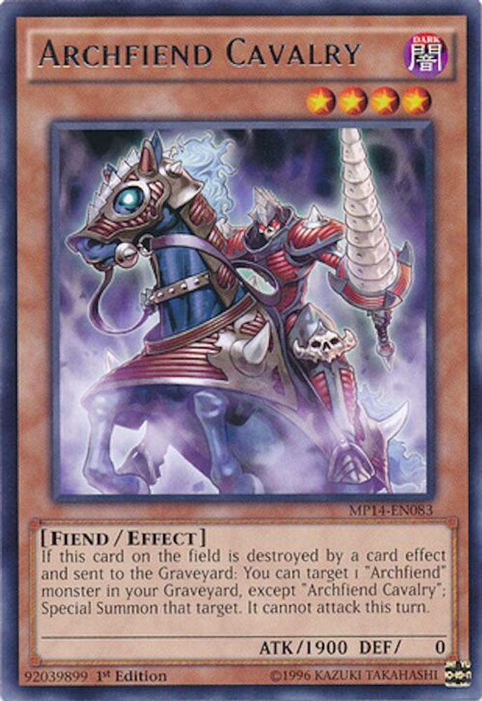 Archfiend Cavalry (MP14-EN083) - Rare