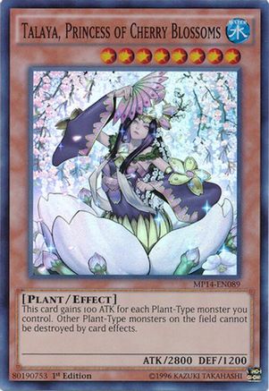 Talaya, Princess of Cherry Blossoms (MP14-EN089) - Super Rare