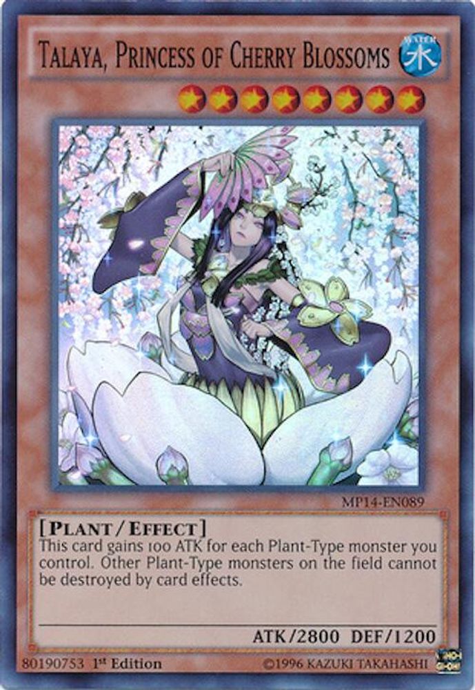 Talaya, princesse des fleurs de cerisier [MP14-EN089] Super Rare 