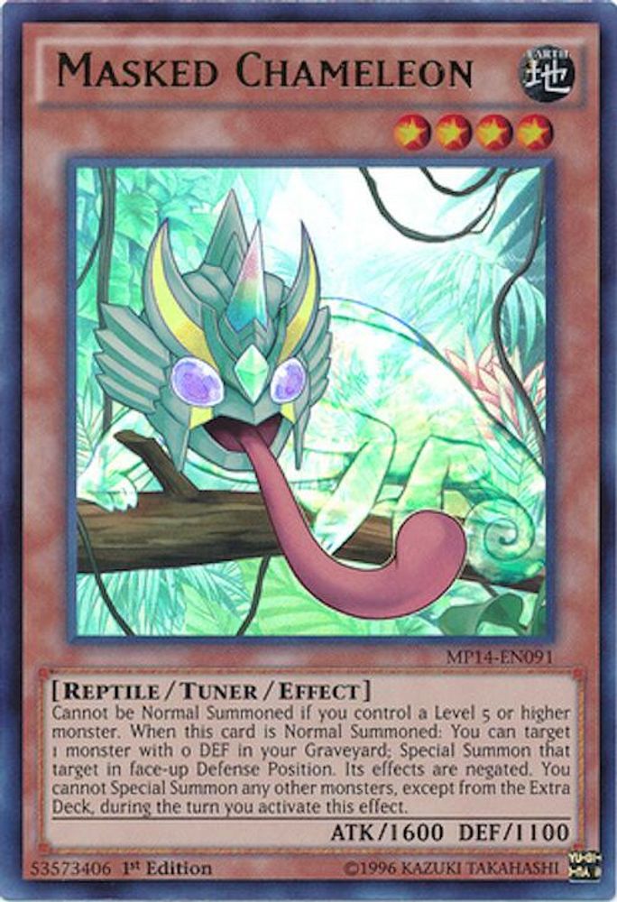 Masked Chameleon (MP14-EN091) - Ultra Rare