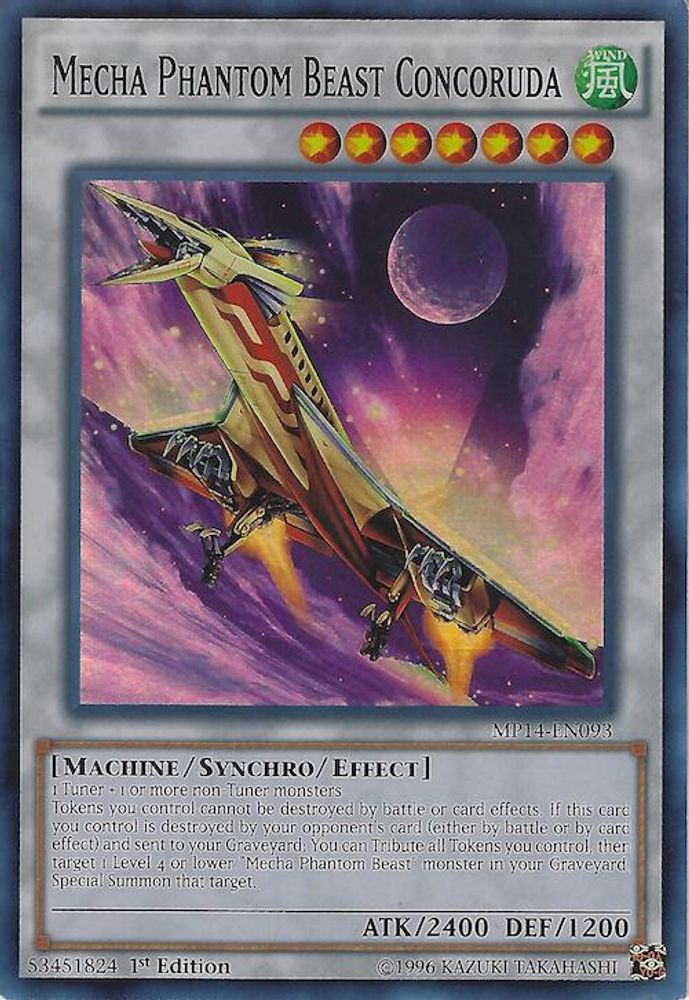Mecha Phantom Beast Concoruda (MP14-EN093) - Super Rare