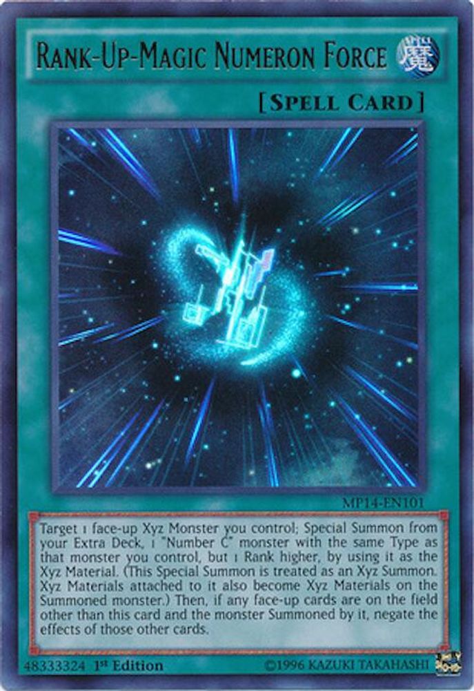 Rank-Up-Magic Numeron Force (MP14-EN101) - Ultra Rare