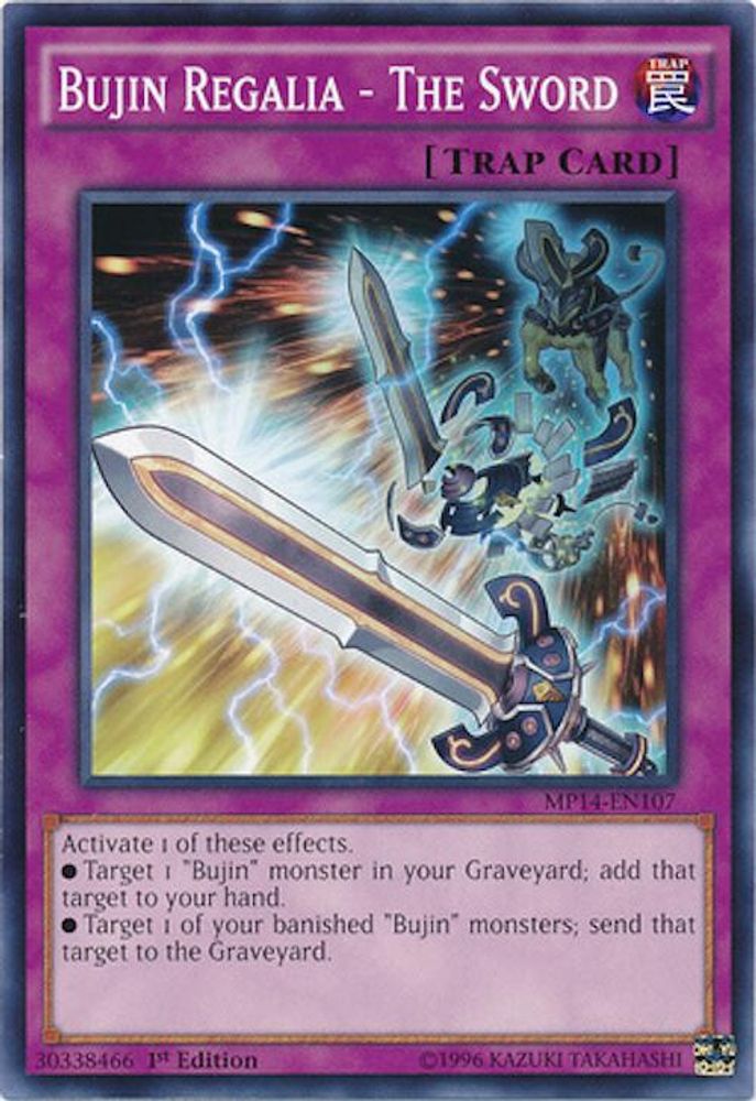 Bujin Regalia - The Sword (MP14-EN107) - Common