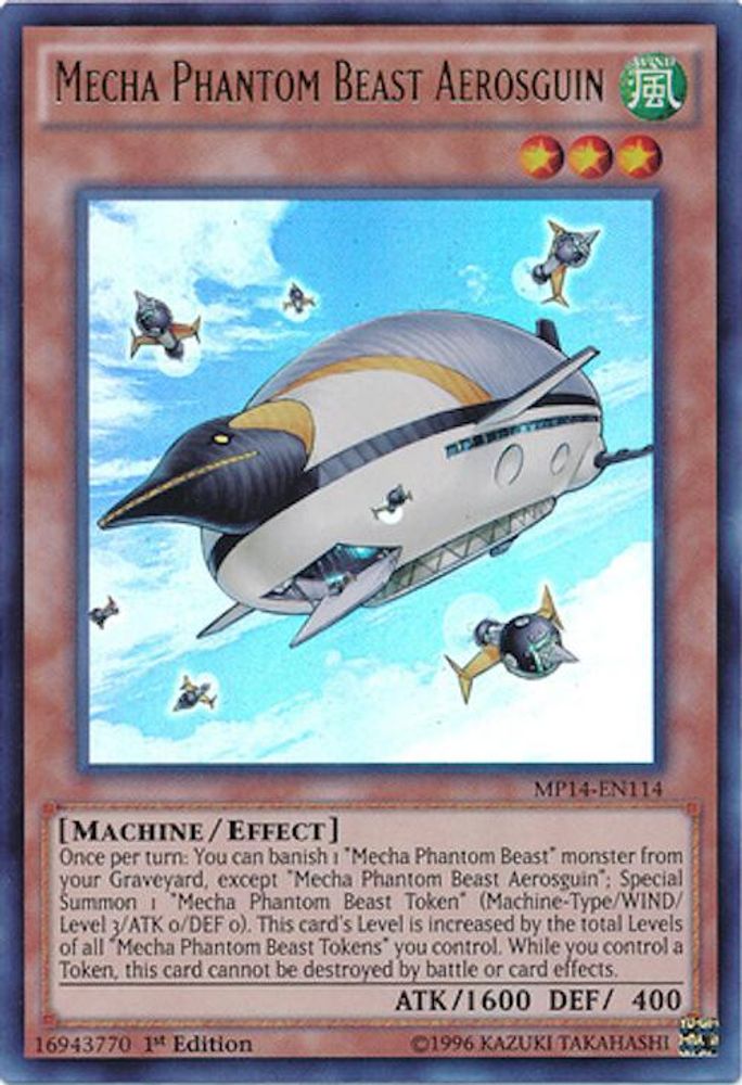 Mecha Phantom Beast Aerosguin (MP14-EN114) - Ultra Rare