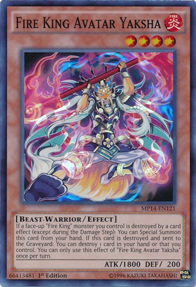Fire King Avatar Yaksha (MP14-EN121) - Super Rare