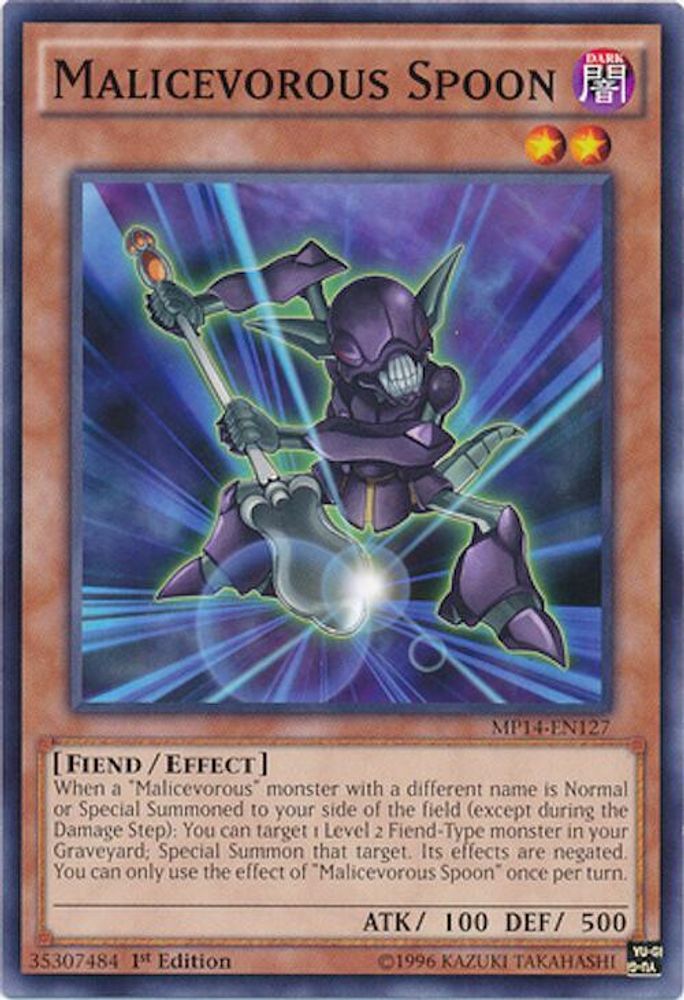 Malicevorous Spoon (MP14-EN127) - Common