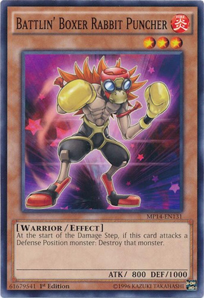 Battlin' Boxer Rabbit Puncher [MP14-EN131] Commun 