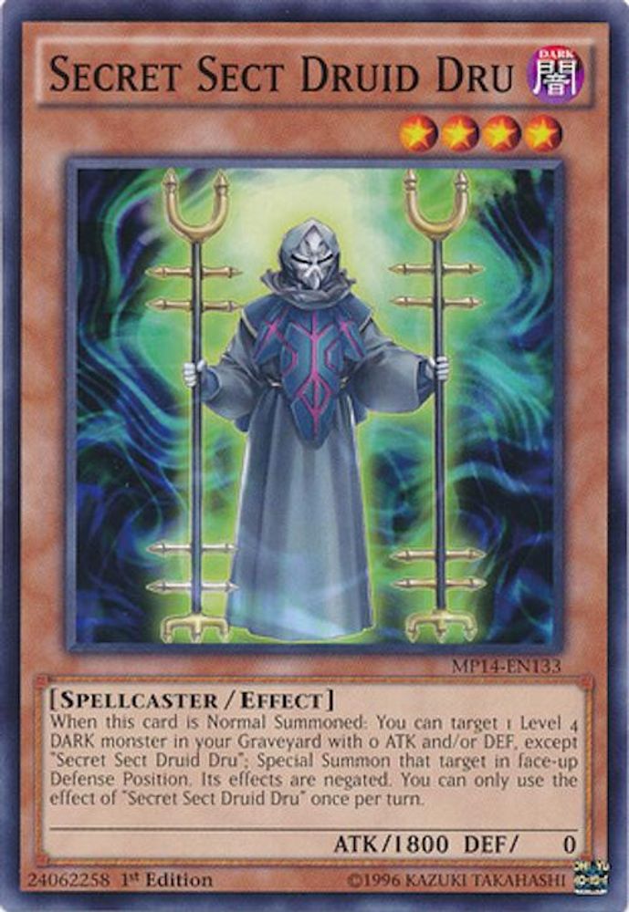 Secret Sect Druid Dru (MP14-EN133) - Common