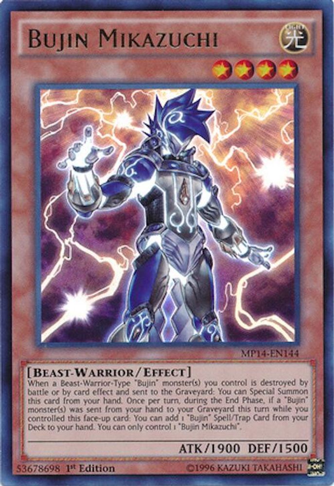 Bujin Mikazuchi (MP14-EN144) - Ultra Rare