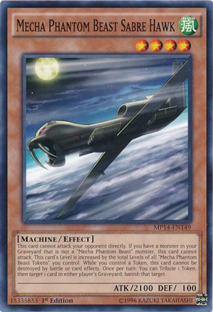 Mecha Phantom Beast Sabre Hawk (MP14-EN149) - Common