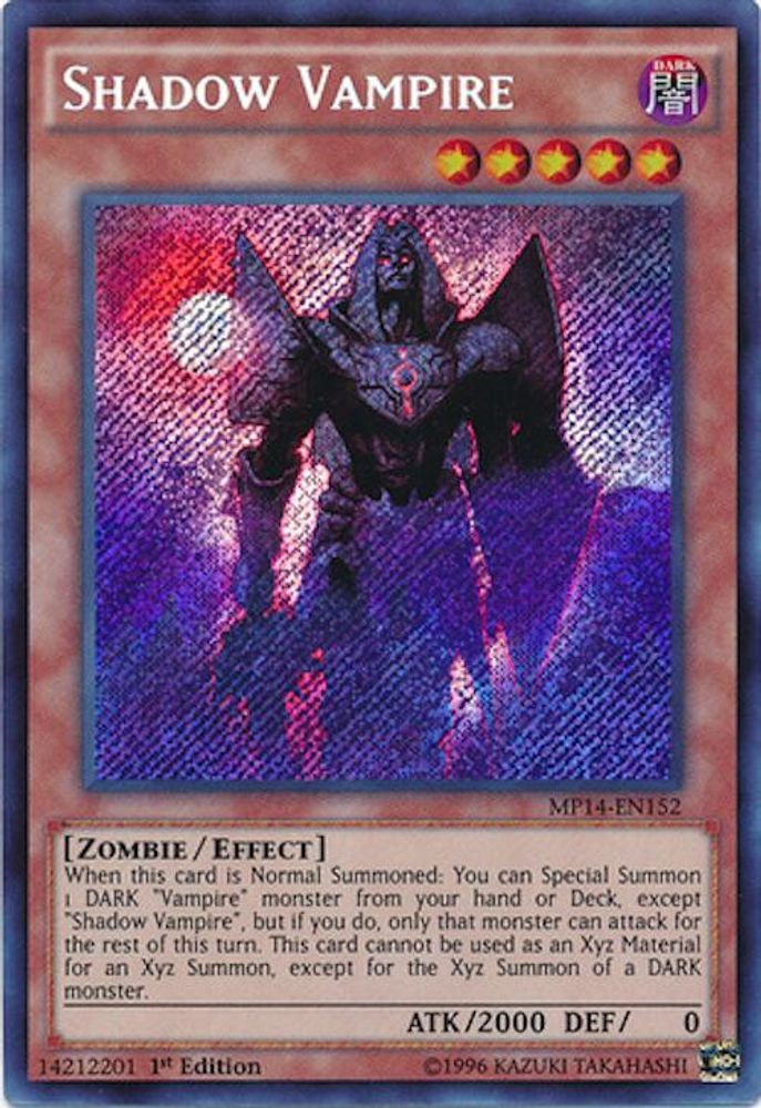 Shadow Vampire (MP14-EN152) - Secret Rare