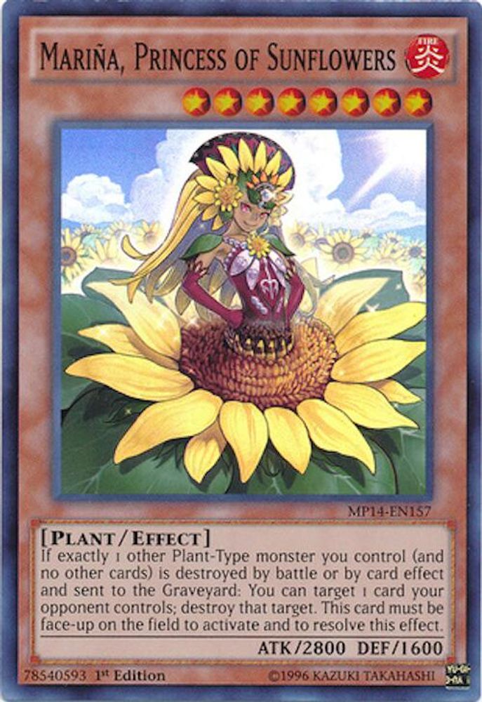 Mariña, Princess of Sunflowers (MP14-EN157) - Super Rare