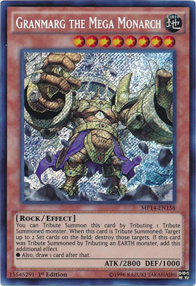 Granmarg le méga monarque [MP14-EN158] Secret Rare 