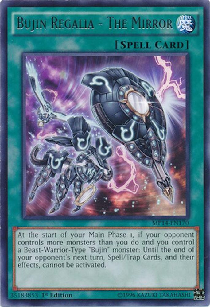 Bujin Regalia - The Mirror (MP14-EN170) - Rare