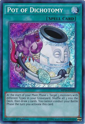 Pot of Dichotomy (MP14-EN172) - Secret Rare