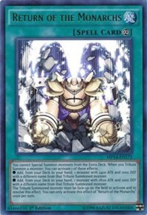 Return of the Monarchs (MP14-EN173) - 2014 Mega-Tins Mega Pack 1st Edition