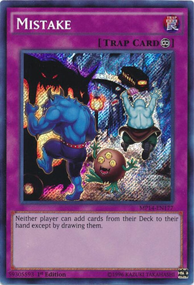 Mistake (MP14-EN177) - Secret Rare