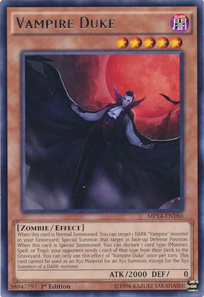 Vampire Duke (MP14-EN180) - Rare
