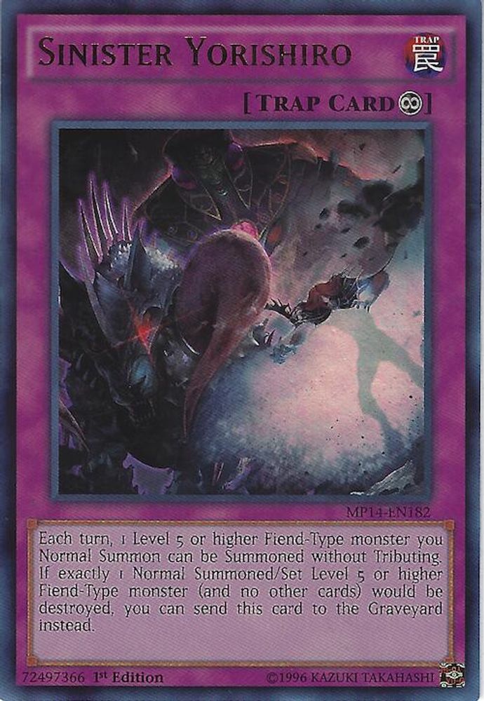 Sinistre Yorishiro [MP14-EN182] Ultra Rare 