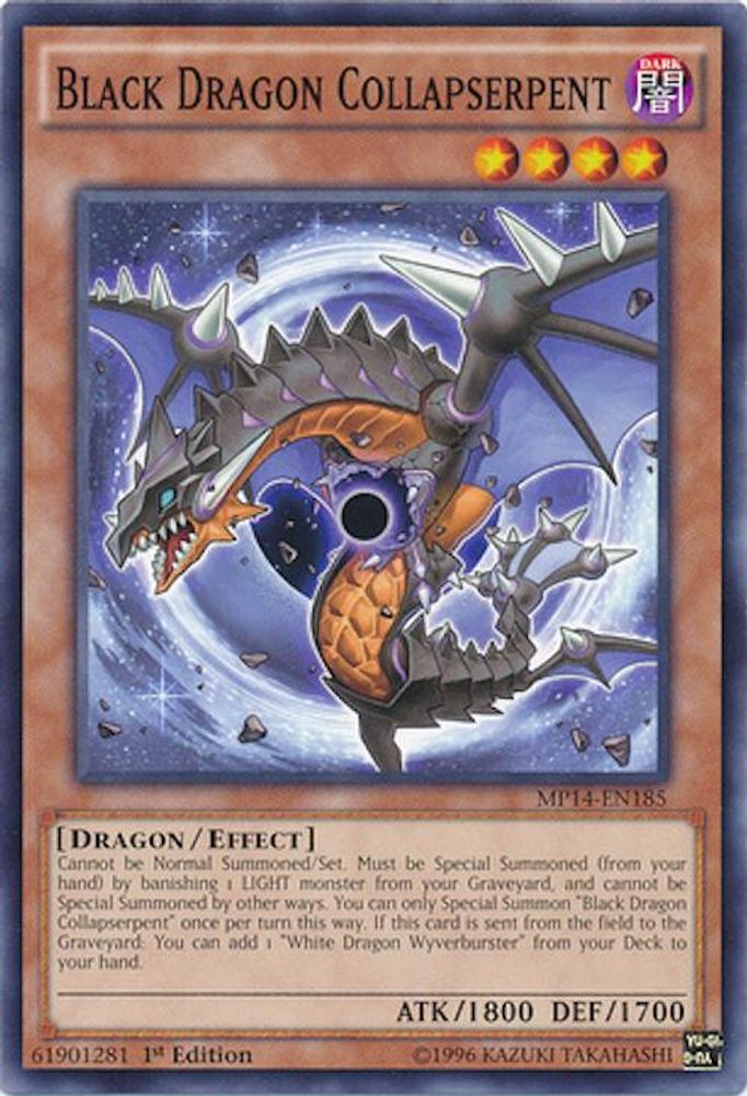 Black Dragon Collapserpent (MP14-EN185) - Common