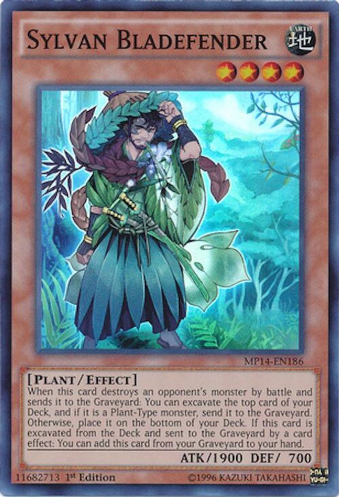 Sylvan Bladefender (MP14-EN186) - Super Rare