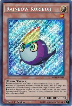 Kuriboh arc-en-ciel [MP14-EN188] Secret Rare 