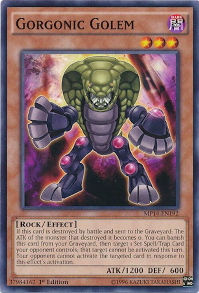Gorgonic Golem (MP14-EN192) - Common