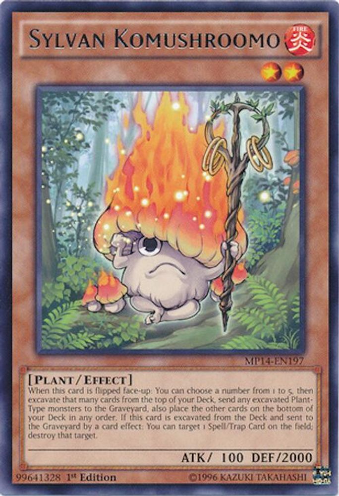 Sylvan Komushroomo (MP14-EN197) - Rare