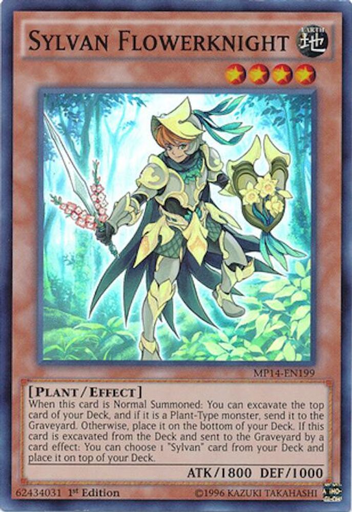 Chevalier Fleur Sylvain [MP14-EN199] Super Rare 