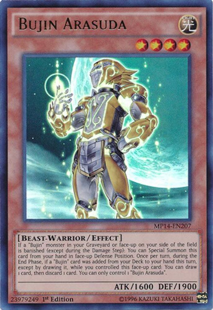 Bujin Arasuda (MP14-EN207) - Ultra Rare