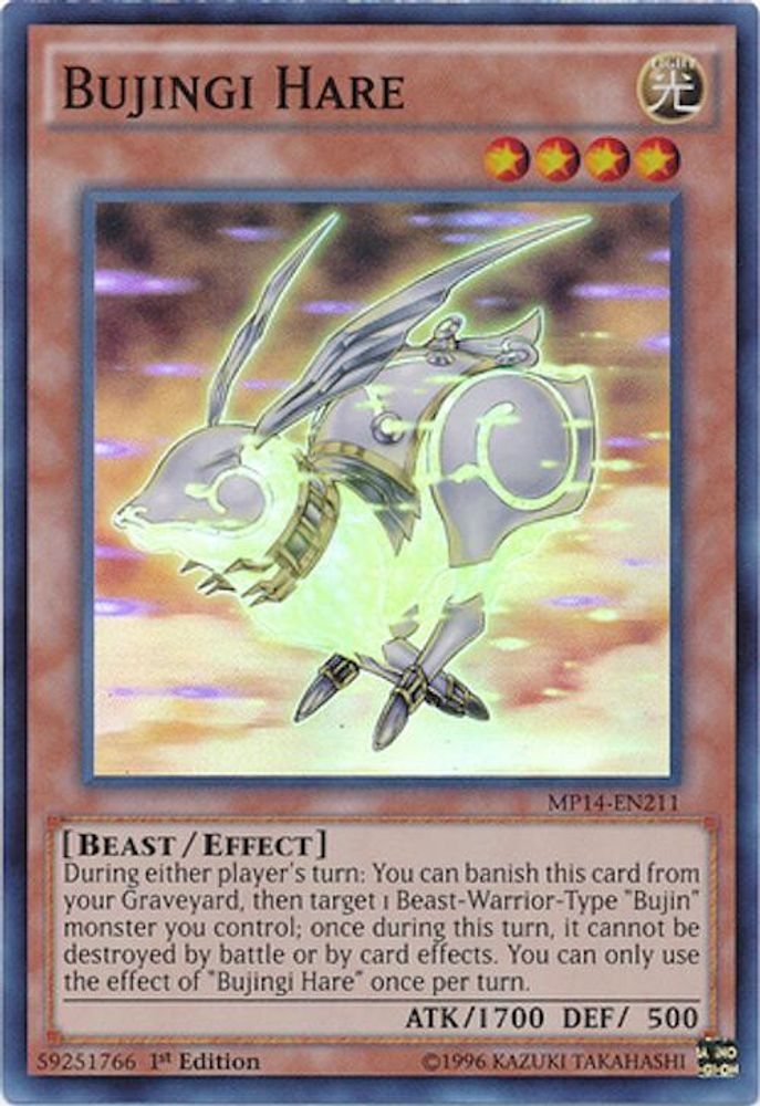 Bujingi Hare (MP14-EN211) - Super Rare